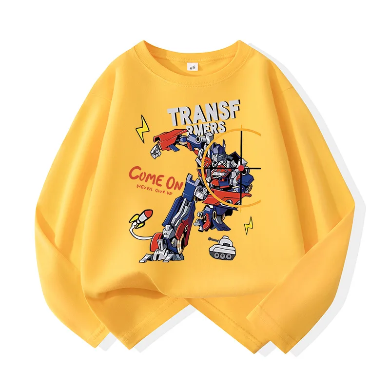 Transformers 3d impression Optimus Prime coton T-shirt dessin animé Rinted haut à la mode à manches courtes vêtements pour enfants cadeaux d'anniversaire