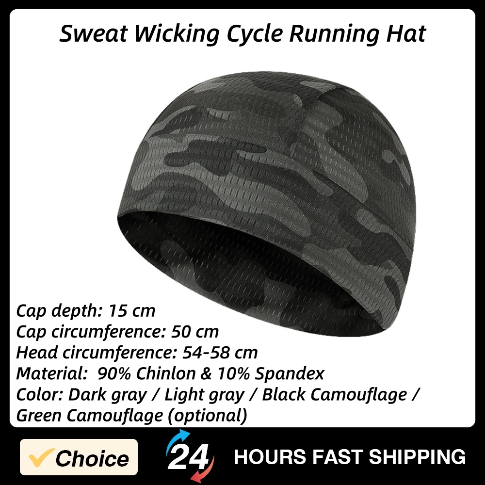 

Breathable Cooling Cap Sweat Wicking Cycle Running Hat Quick Drying Sports Hat Helmet Liner Sports Equipment