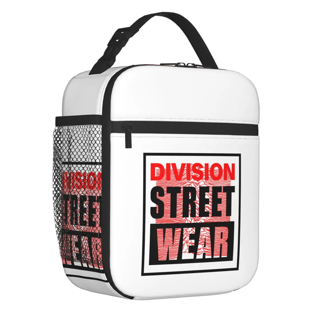 Custom Joy Division Meets Vision Street Wear Lunch Bag Women Warm Cooler Insulated Lunch Box for Kids School