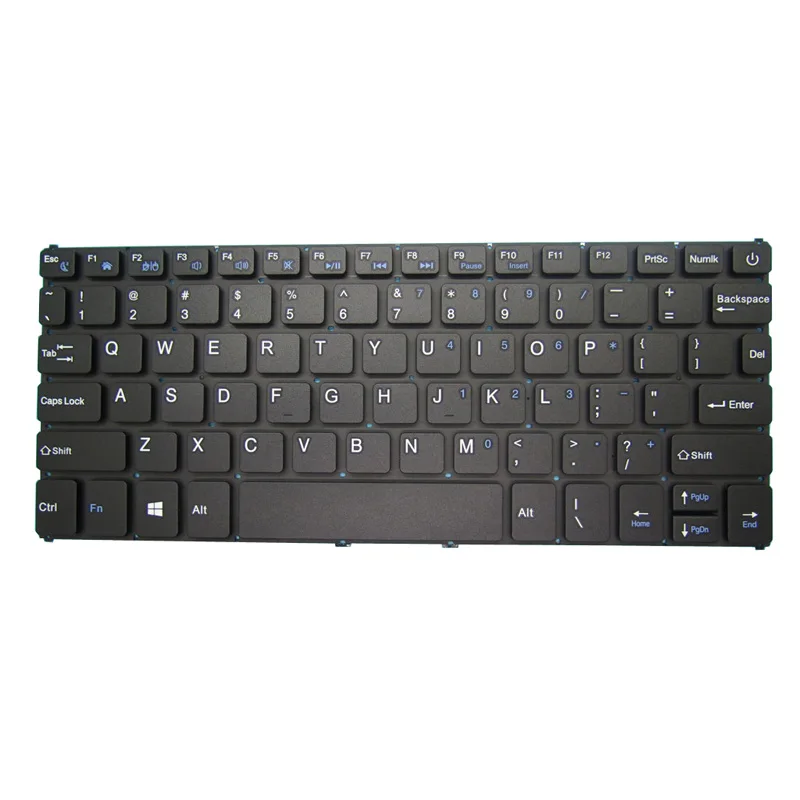 Laptop Keyboard For DEXP For Navis L100 English US Black Without Frame New