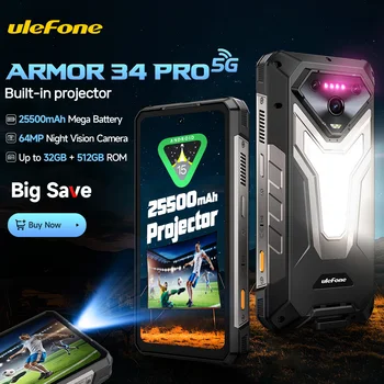 【Première mondiale】Ulefone Armor 34 Pro 5G Téléphone robuste...