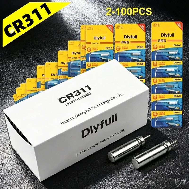 5-100PCS CR311 3V Lithium Battery Long Lasting for Night Fishing Electronic Float