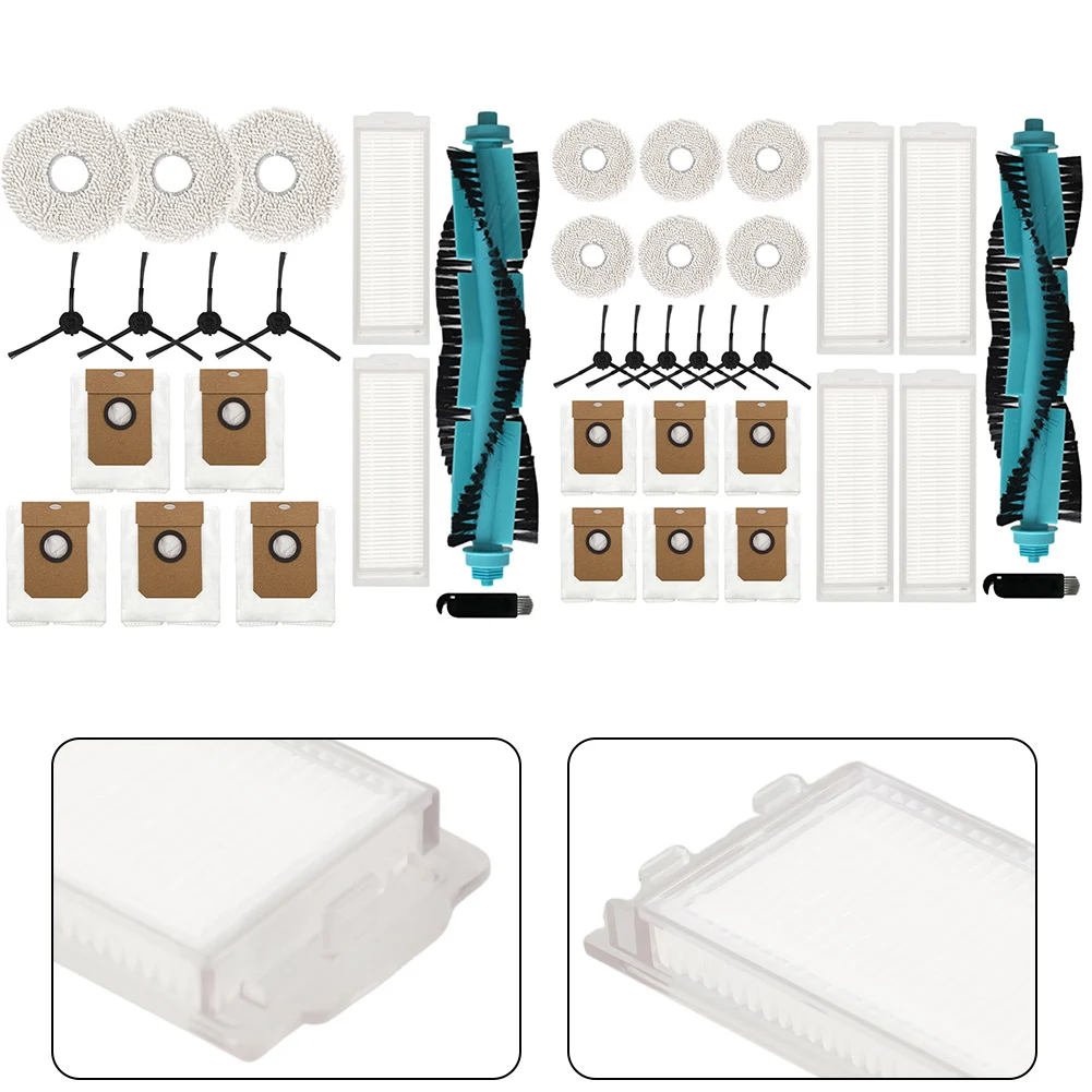 Filter walzen bürste Mopp tuch Staubbeutel Seiten bürsten Reinigungs bürsten Kit für Cecotec für Conga 11090 Staubsauger teile