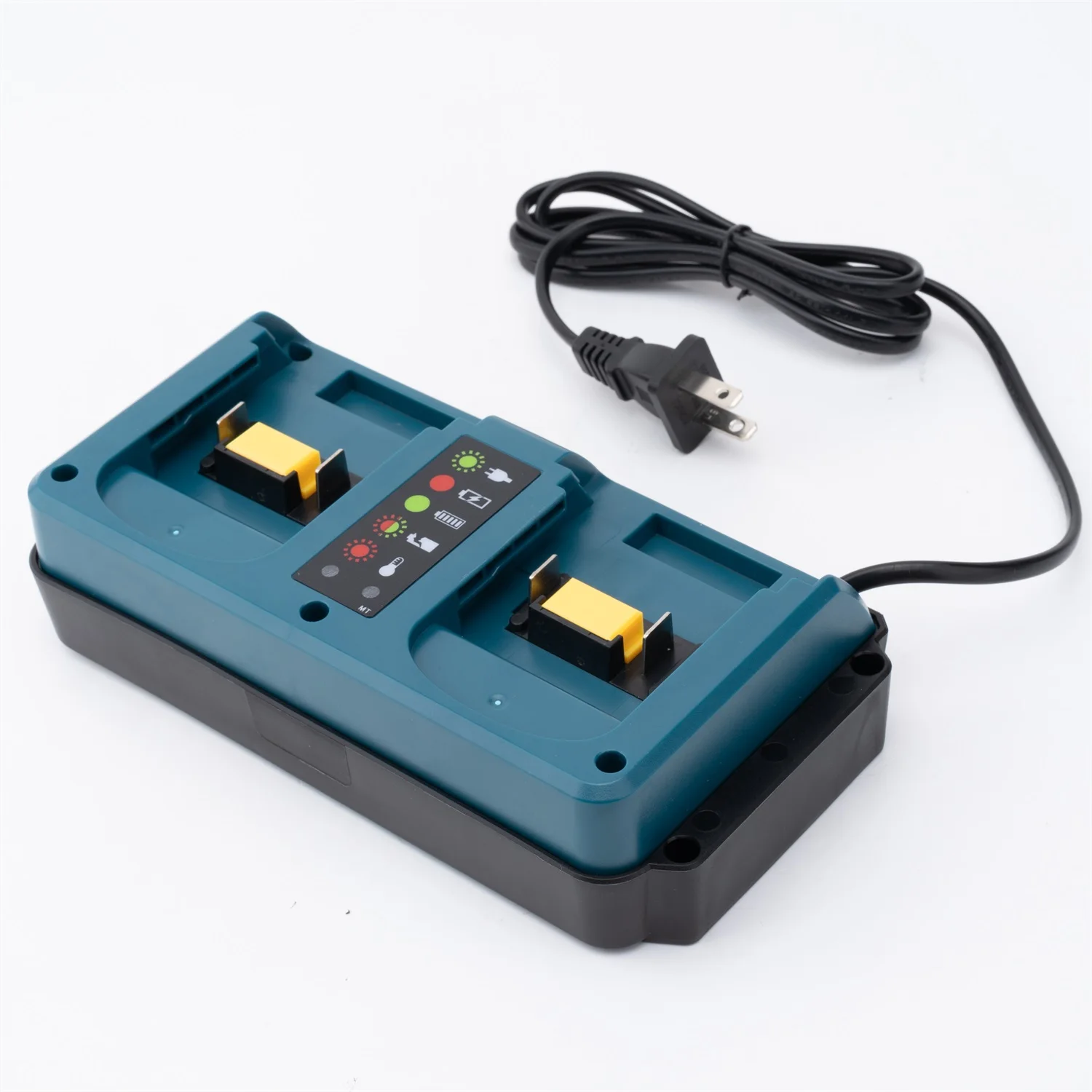 

Двухпортовое зарядное устройство для Dewalt, Makita, литиевая батарея электроинструмента Milwaukee