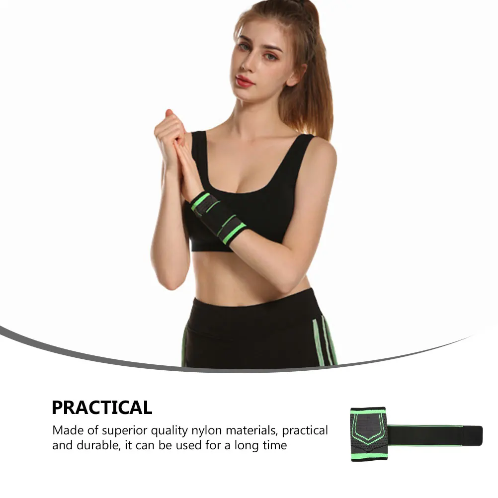 

2Pcs Breathable Nylon Wrist Brace Supple Support Sports Supplies Unisex Ultra Thin Detachable Protector Sleeve