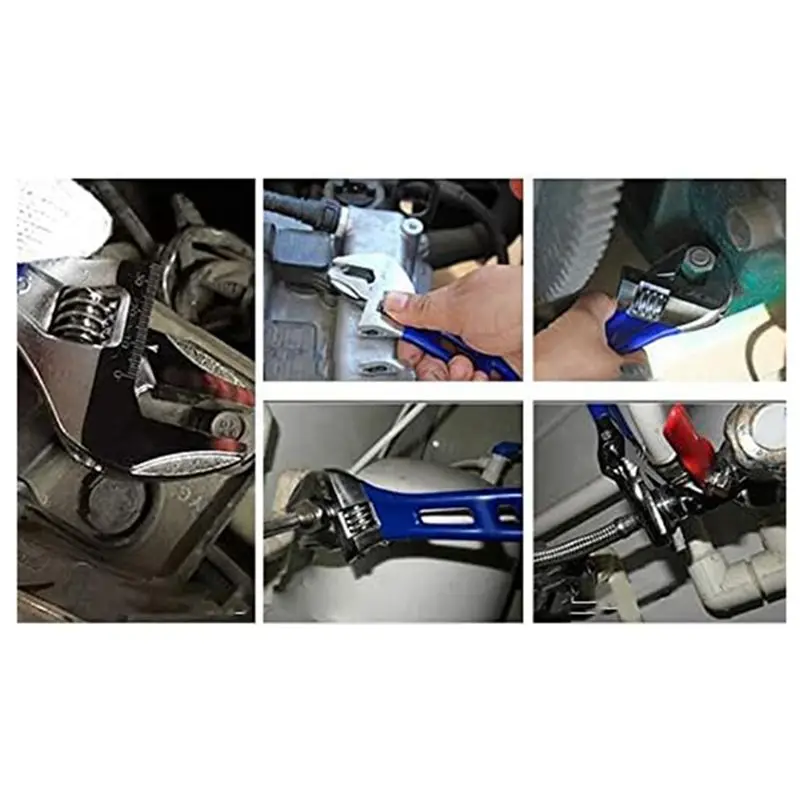 cle-reglable-a-poignee-courte-fiable-de-8-pouces-210-mm-avec-ouverture-de-machoire-d'environ-17-pouces-de-large-pour-la-plomberie-la-reparation-automobile-l'entretien-de-la-maison