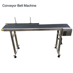 150 CM PVC Conveyor Belt Machine Adjustable Stainless Steel GuardrailAutomatic Electrical Industrial Transport belts