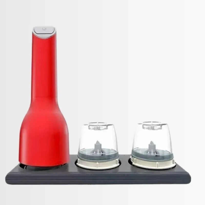 One click adjustable roughness multifunctional electric spice grinder ceramic blade glass household spice mixing spice pod