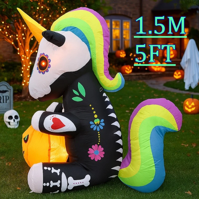5ft-fete-et-vacances-bricolage-decorations-halloween-jouet-gonflable-squelette-licorne-citrouille-lumieres-led-integrees-pour-accessoire-de-decoration-exterieure