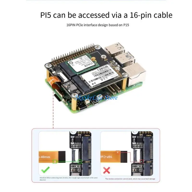 

E65E PCIE to 2 Channel M.2 NVMe SSD Adapter Board Expands Storage Capacity Optimize