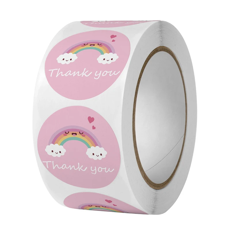 500pcs Thank You for Your Purchase Stickers Scrapbooking Gracias Envelope Closing Sticker Gift Seal Labels Merci Pegatinas