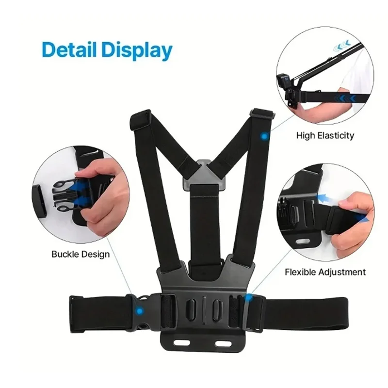 Новый нагрудный ремень для спортивной камеры, собственный угол мобильного телефона на груди для телефона Gopro, улучшенная стабильность Osmo