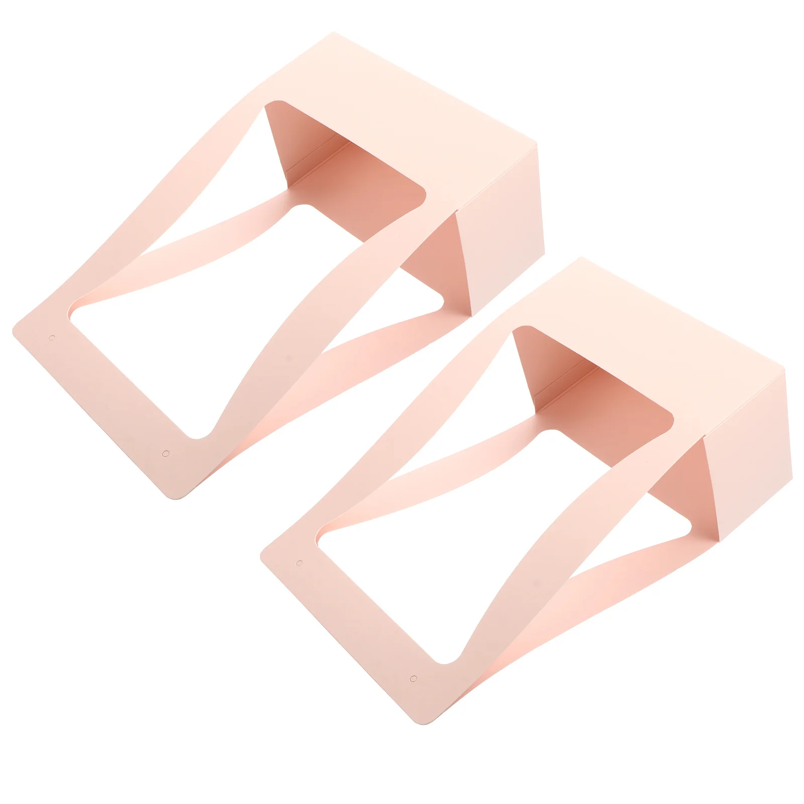 2 قطعة صندوق هدايا زهور ورقي محمول حاوية تعبئة الزهور لباقات طازجة تغليف تخزين حقيبة حمل لصالح الحفلات