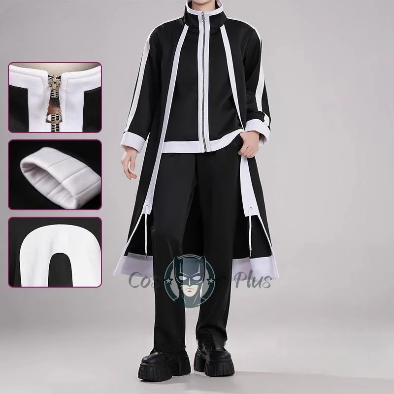 أزياء أنيمي توغين أنكي شيكي إشينوز التأثيرية شعر مستعار الزي الرسمي ملابس رياضية مجموعة كاملة أزرق أسود شعر مستعار قصير للرجال والنساء الطرف #2