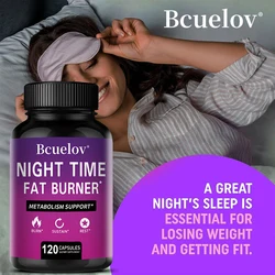 Nighttime Fat Burner - Carb Blocker To Help with Cleansing, Weight Management, Maintaining Energy Levels and Digestive Health
