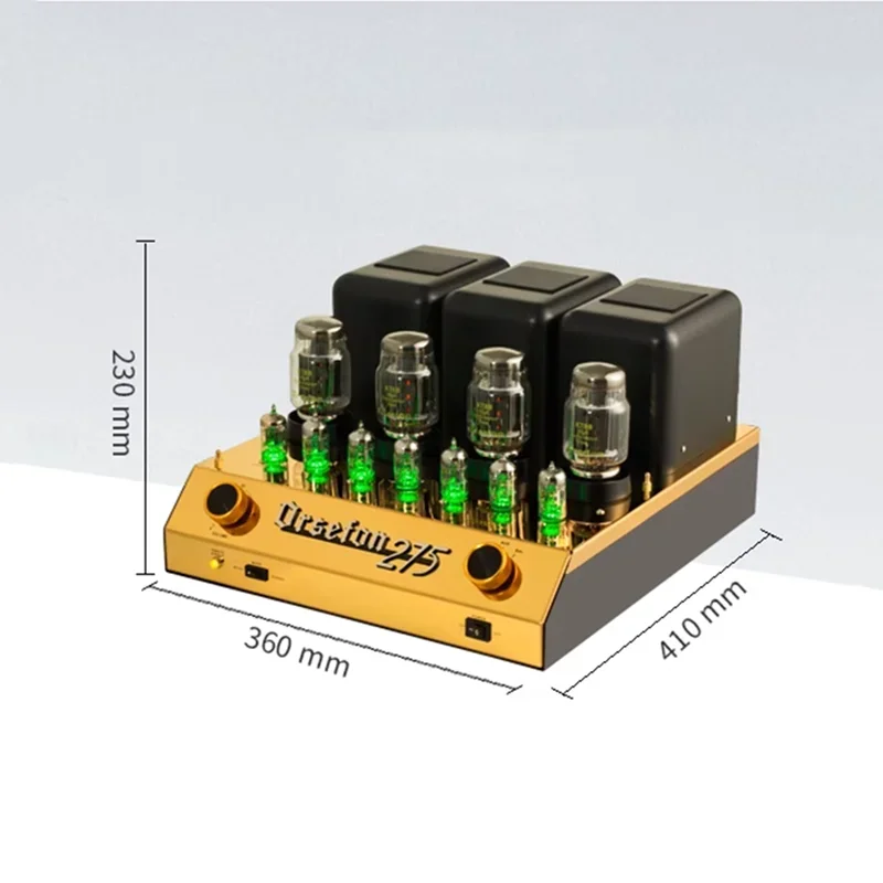 GL-005 Flagship Version Clone MC275 KT88*4 Tube Power Amplifier XLR/RCA Input Class a 75W 4/8/16Ω 220V/110V