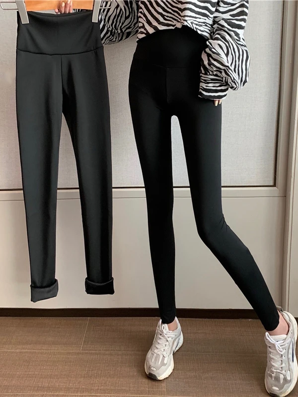 Pantaloni da yoga elastici in pelle arca Pantaloni da ginnastica slim fit da donna Bla Sl Pantaloni a sette nove punti Primavera Autunno