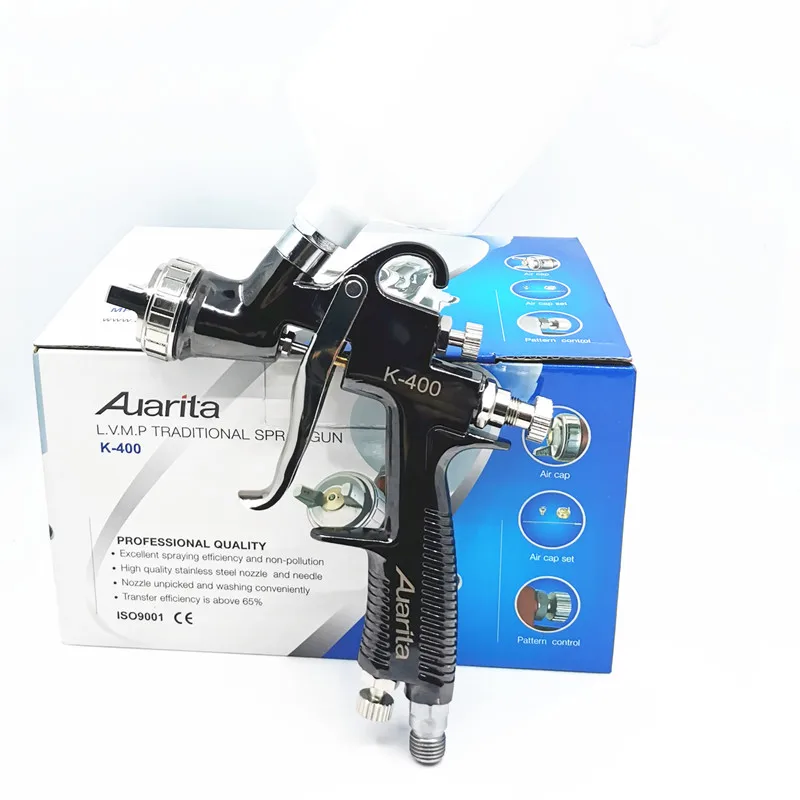 Imagem -05 - Lvmp Pistola de Pulverização de Carro Alta Atomização Ferramenta de Pintura Aerógrafo 1.4 mm 1.7 mm R500 Alta Qualidade Auarita-k400