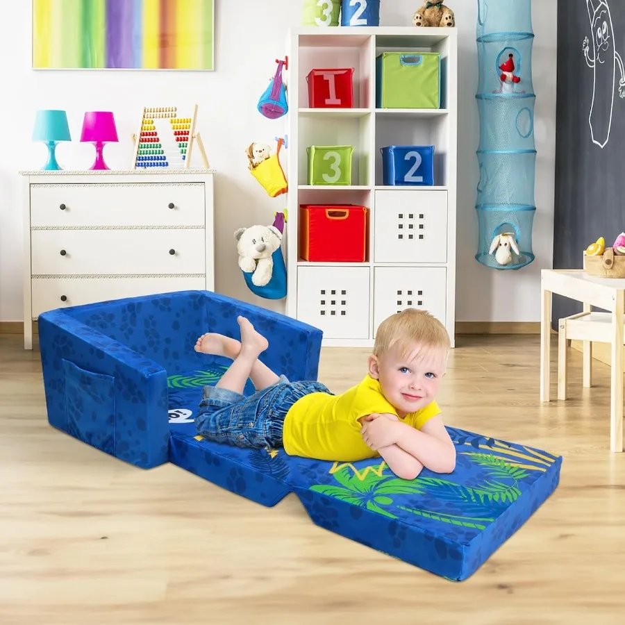 Divani pieghevoli Divano convertibile 2 in 1 per lettino Divano letto per bambini apribile per la casa, il soggiorno e la camera da letto Compac
