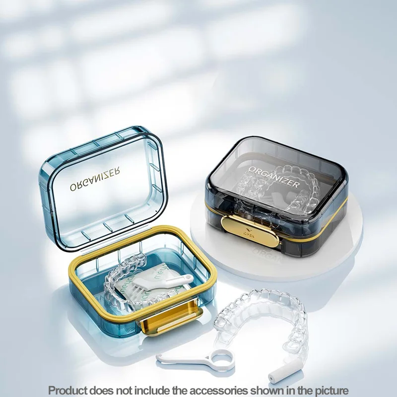 Picture 6: Lockable Waterproof & Moisture-Proof Aligner Case - Secure Storage for Dental Aligners, Braces Case,Denture Storage Case