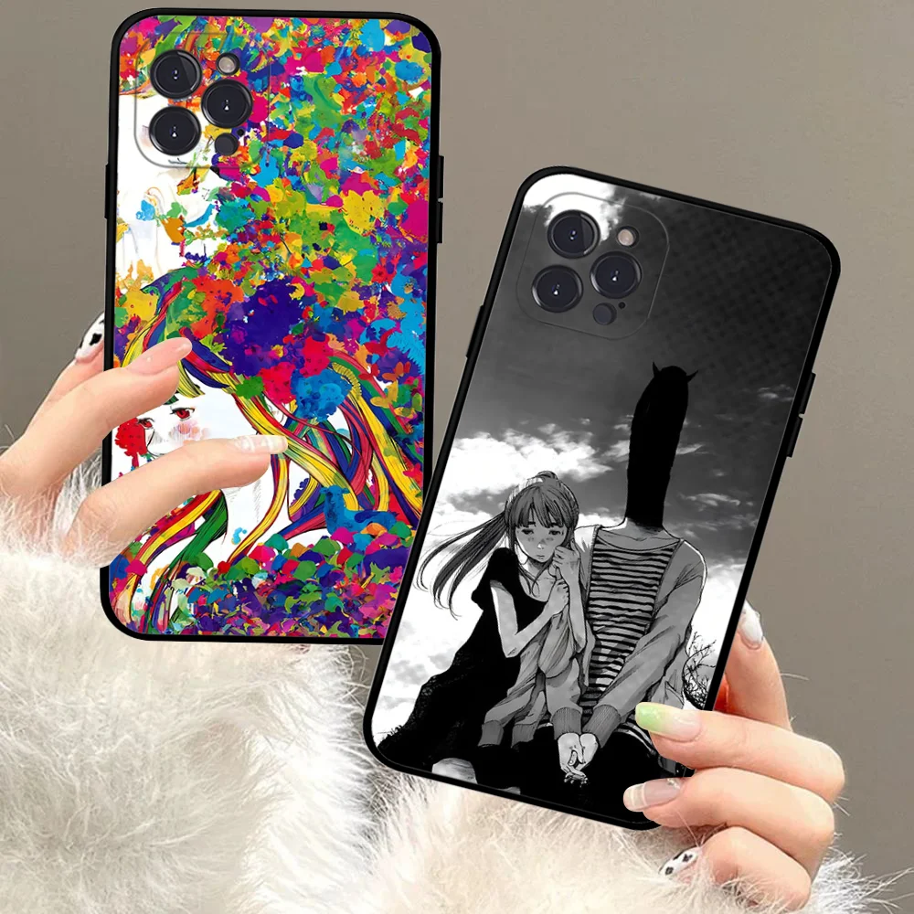 G-Goodnight Punpun Phone Case For iPhone 16 15 14 11 12 13 Mini Pro XS Max Cover 6 7 8 Plus X Funda Shell