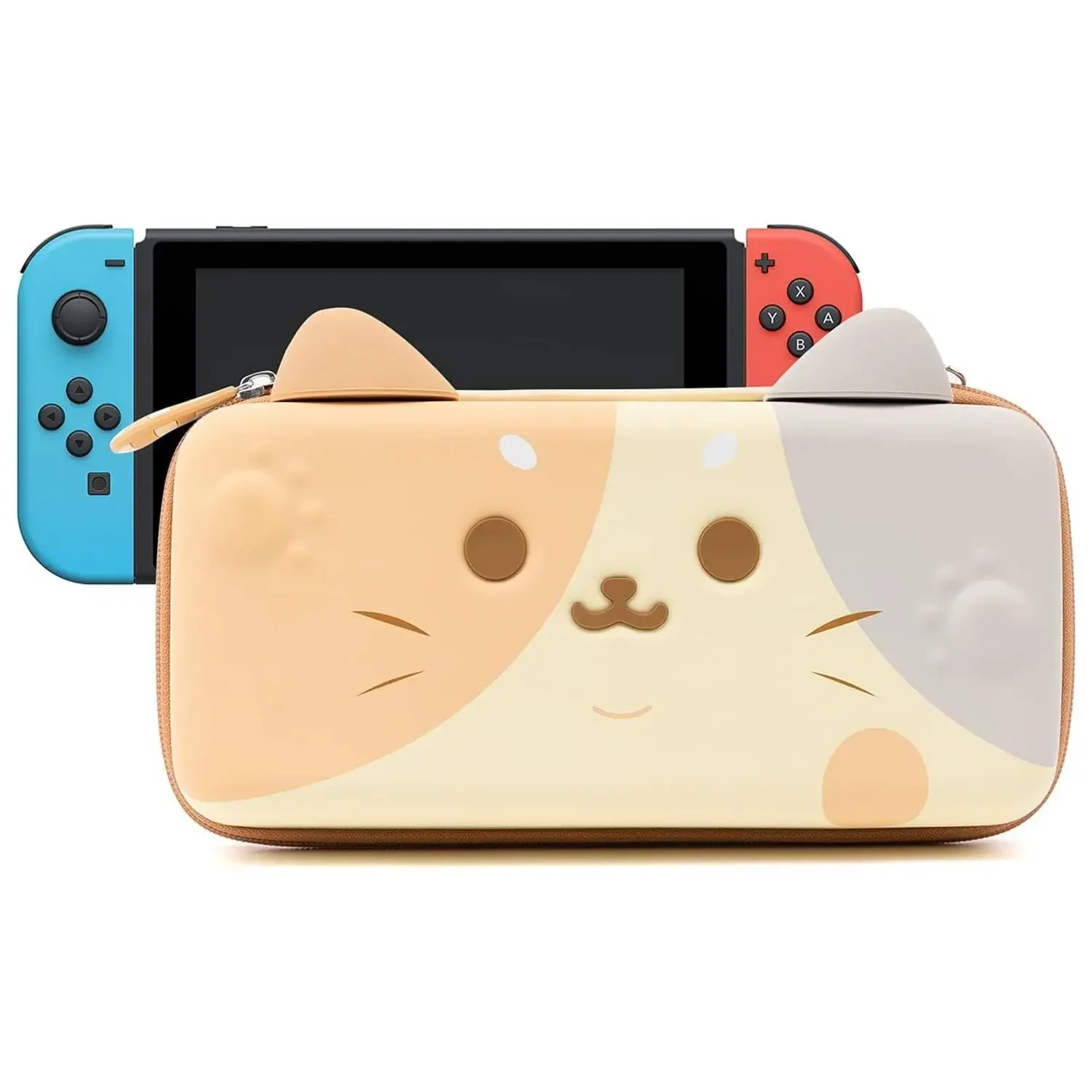 

GeekShare Storage Bag Compatible with Switch 2 (2025), Portable Carrying Case with 10 Game Card Slots,Cute Travel Case