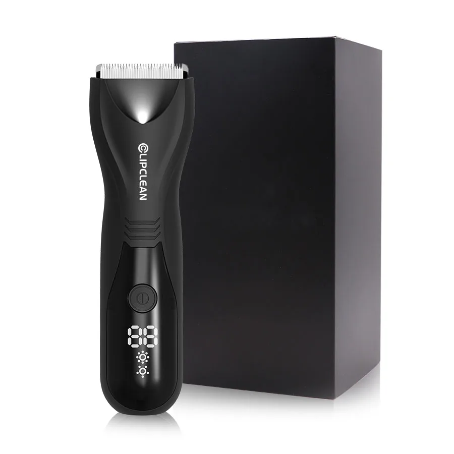 Body Hair Trimmer, Waterproof Hair Ball Trimmer- Ceramic Blade Shavers Electric Razors for Men with USB-C Charging, Wet/Dry Use