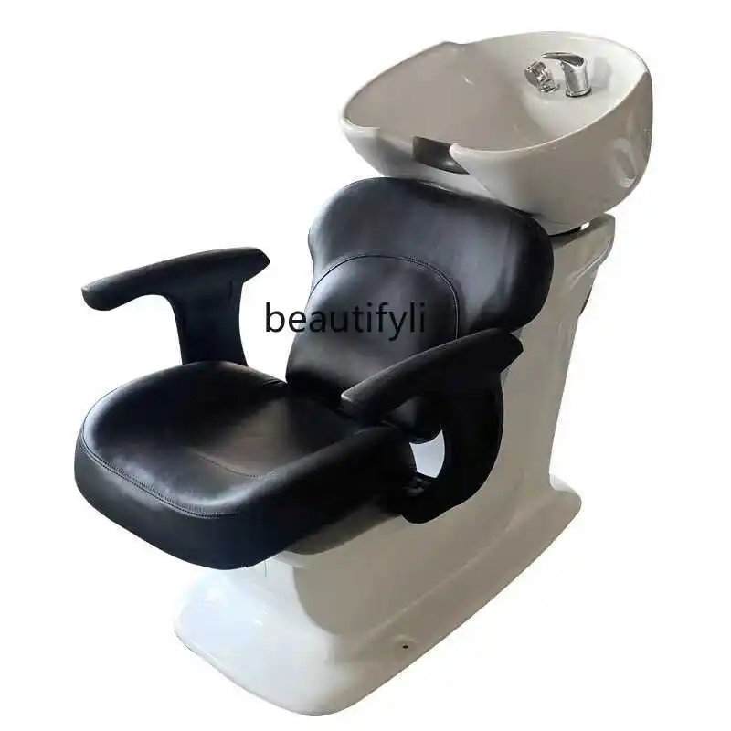 

Recliner Shampoo Chair for Hair Salon Beauty Salon Bed Flush Shampoo Japanese Sitting Hair-Washing Chair Household