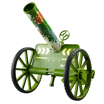 Children's mortar car toy EVA sponge soft bullet car launch sound rocket launcher model toy parent-child interaction gift