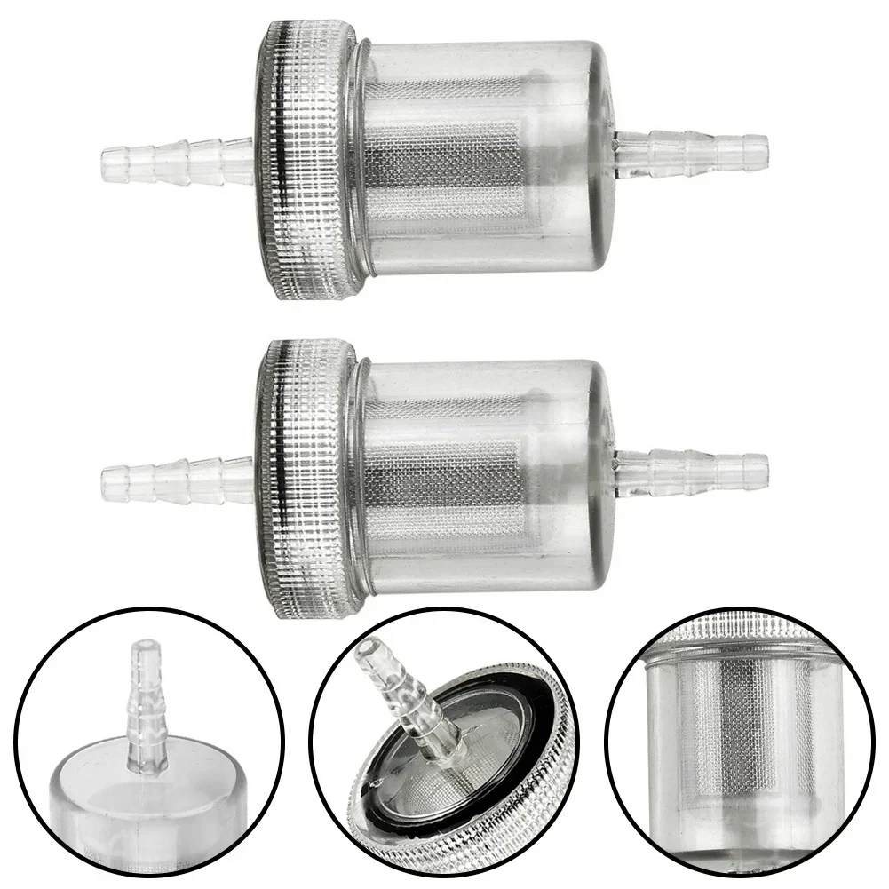 2*Car Diesel In-line Fuel Filter Kit 77mm For Webasto For Eberspacher Air Heater Diesel Set Transparent Auto Parts