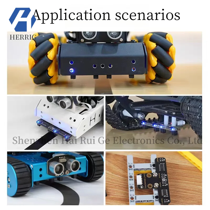 4-channel tracking module line-following sensor intelligent car robot infrared tracking four-way recognition
