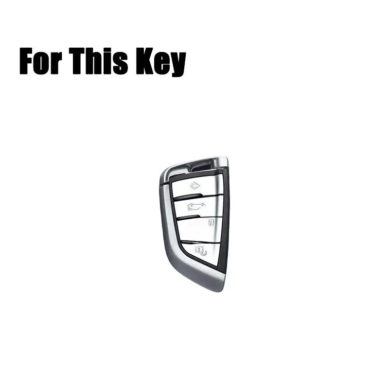 Zinc Alloy Leather Car Smart Key Fob Case Cover Holder Bag For BMW 1 2 3 4 5 6 7 8 X1 X2 X3 X4 X5 X5M X6 X6M X7 M5