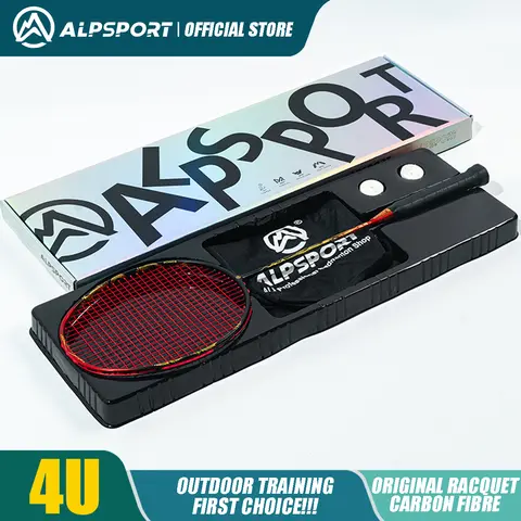 알프스포츠 QY 4U 맥스 38LBS 골든 드래곤 T1100 항공우주 카본 파이버 배드민턴 라켓 전문가급 고급 선수용