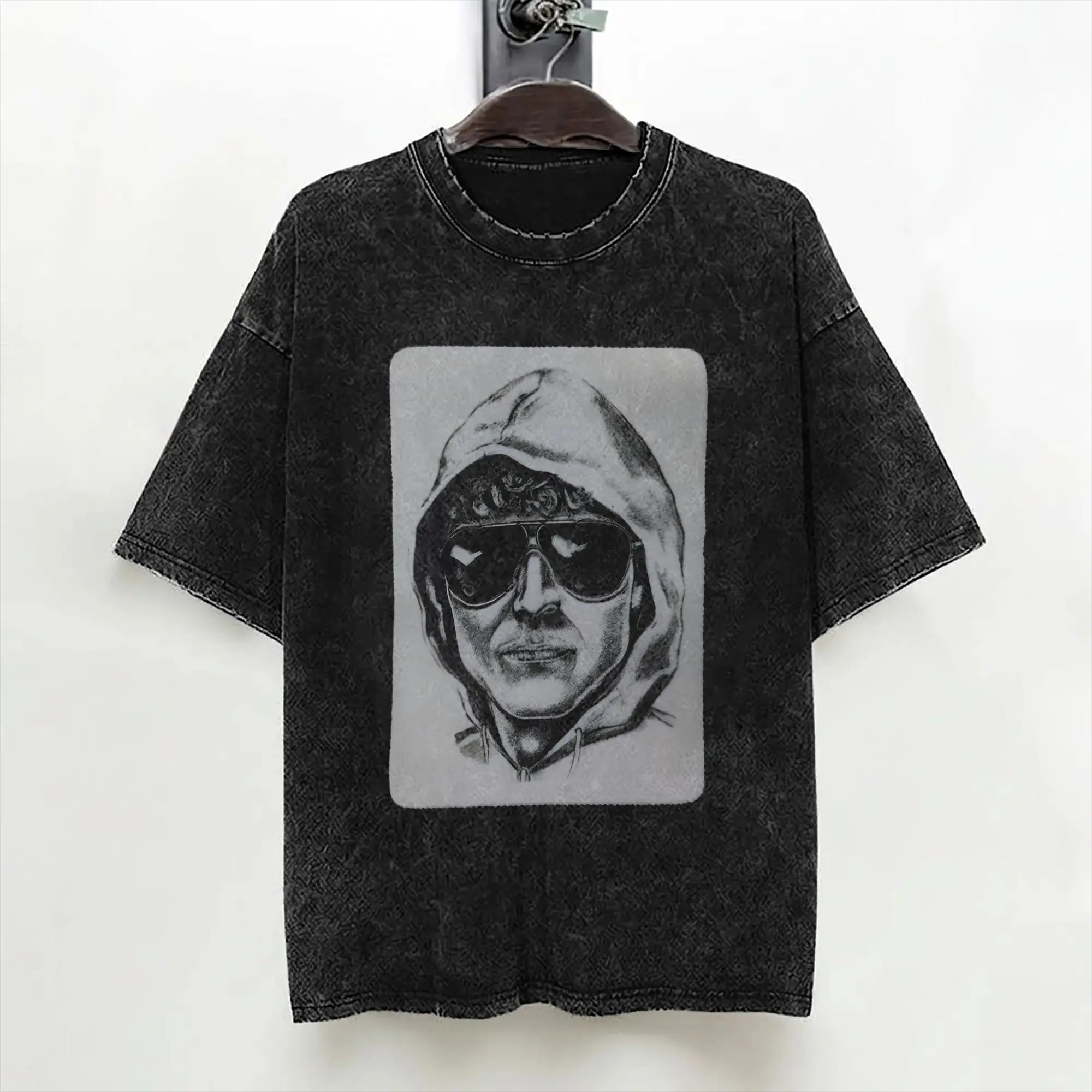 The Unabomber Ted Kaczynski T Shirt Washed Short Sleeve Harajuku T-Shirts  Vintage Men Women Streetwear Graphic Tees