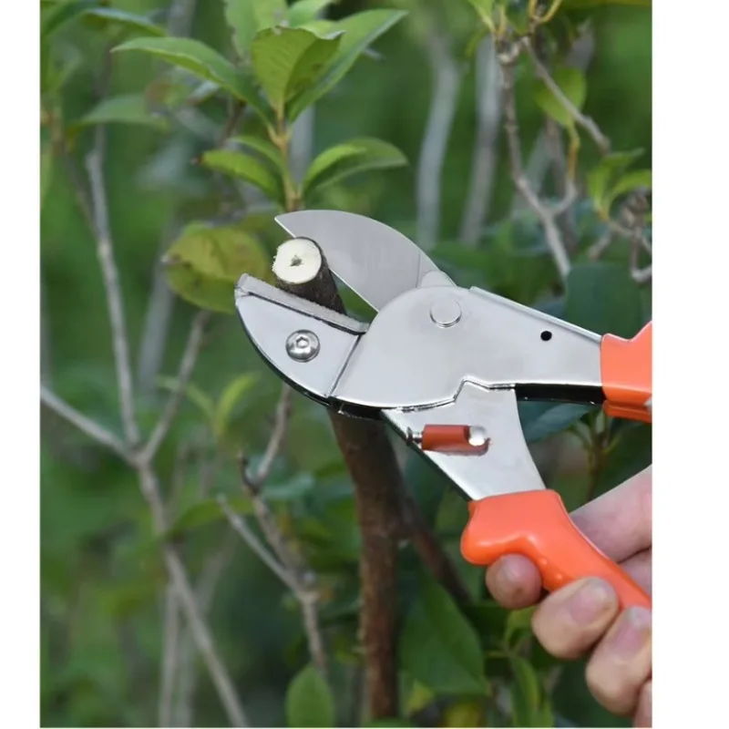 Tijeras de podar de acero SK5 para jardín, tijeras para árboles frutales para horticultura con mangos ergonómicos, tijeras de jardinería, cortadores para bonsái, 1 ud.