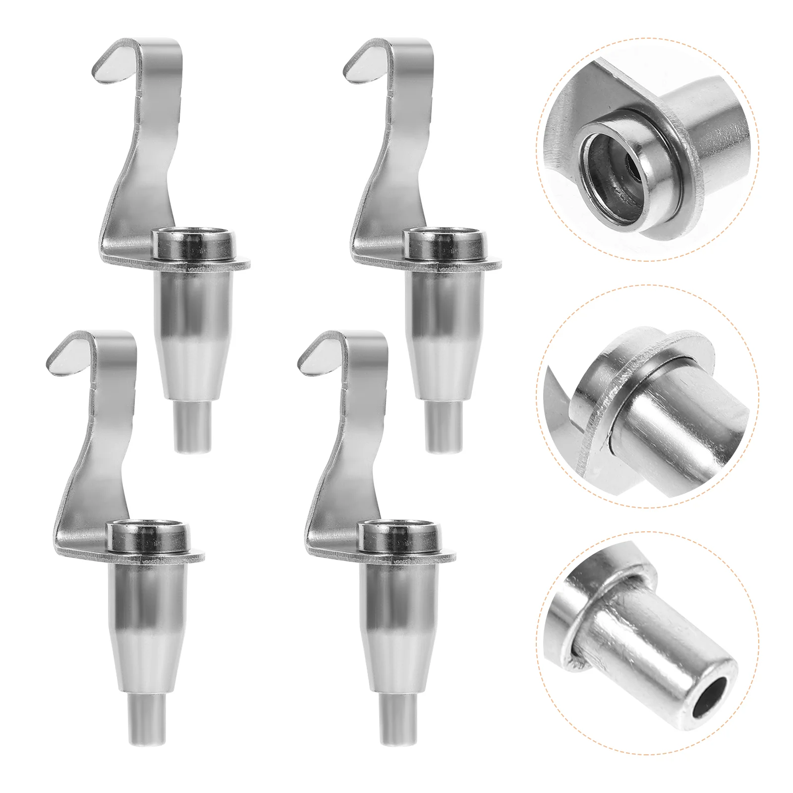 12 ชิ้นปรับเชือกลวดตะขอแขวนสําหรับรางตะขอสตริงแสงแขวนชุดสายตะขอทนทานทนทานแบริ่งรับน้ําหนักที่แข็งแกร่ง