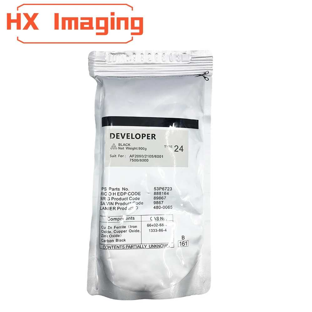 Type 24 Type24 Developer Powder For Ricoh Aficio 1060 1075 2051 2060 2075 MP5500 6000 6001 6002 B064-9645 B064-9640 900g 350K