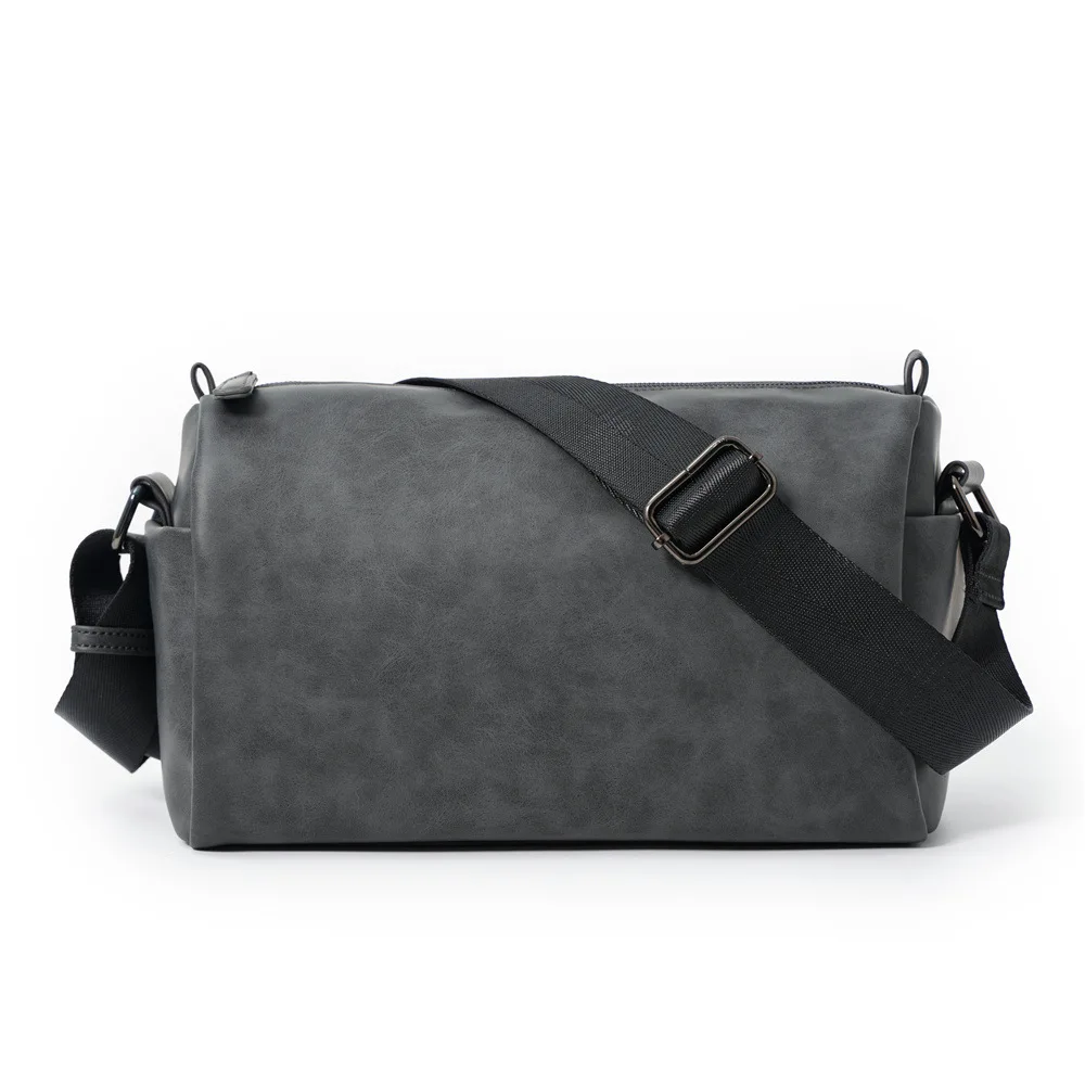 2025 New Round Single-shoulder Bag, Simple and Casual Backpack, Korean-style Trendy Men's Bag, Crossbody Bag, Small Backpack