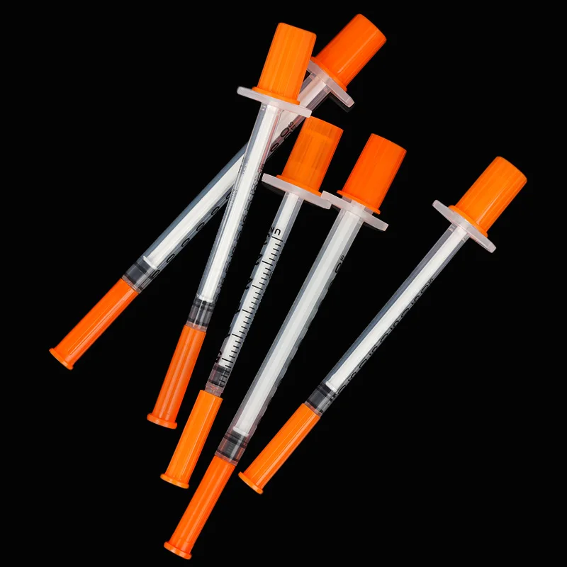 Jeringa veterinaria de plástico desechable con agujas para animales de granja, gato, perro, cerdo, ganado, ovejas, caballos, pollo, 5/10/20 piezas