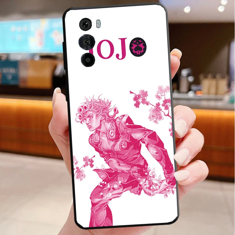 

Phone Case For Motorola Edge 50 40 Pro 60 50 40 30 Ultra Neo Fusion Moto G Play G Stylus G Power G Jojo gyro zeppeli Anime