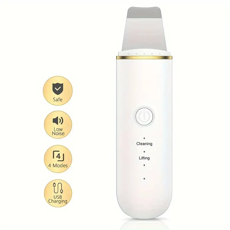 フェイシャルスクレーパー スキンクリーナー - 輝く肌のための毛穴クリーナーと黒ずみ除去ツール