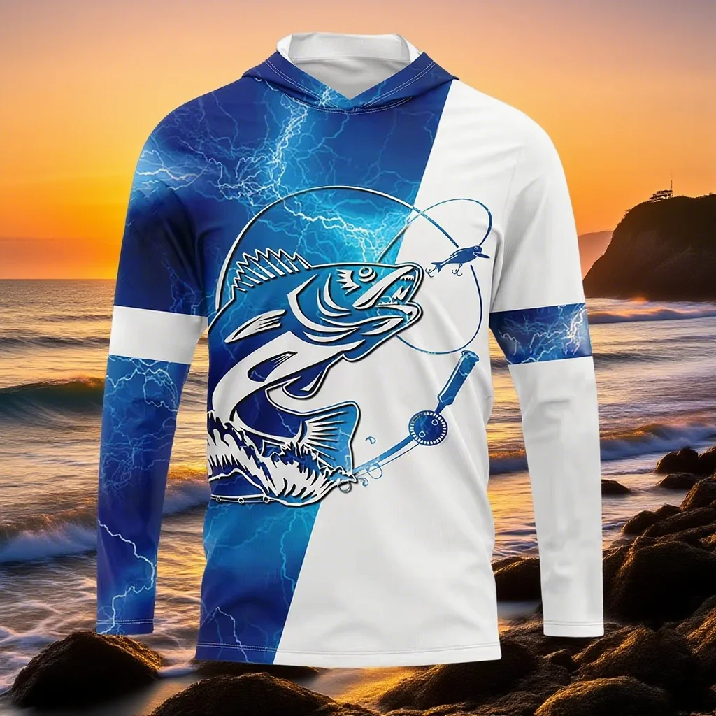 

2026 Fishing Shirts Long Sleeve Uv Protection Clothing Mens Outdoor Summer Jersey Upf 50 Clothes Performance Breathable Fishing