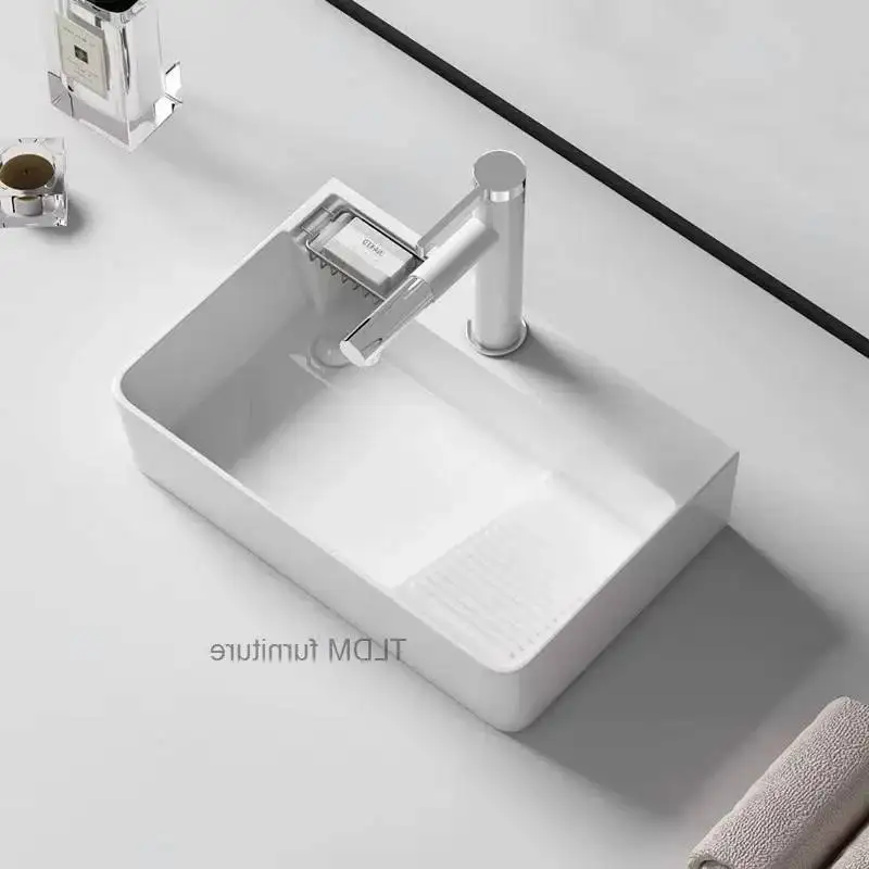

Cabinet with European Drainage Above Small Machine Counter Side Basin Washbasin Bathroom Washboard Balcony Sinks Washing Size