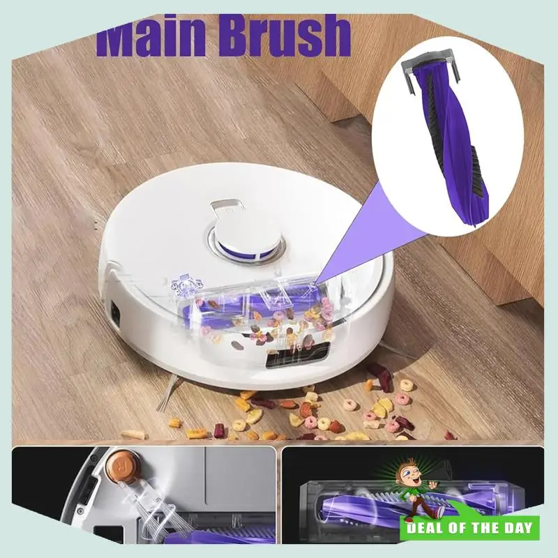 حزمة تسليم 24 ساعة مكونة من 17 مجموعة ملحقات لـ NARWAL Freo Z10 Ultra Freo Z10 مكانس كهربائية للكنس فرشاة رئيسية فرش جانبية تصفية خرقة