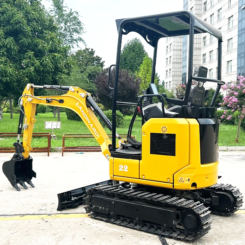 Mini Excavadora hidráulica de 2 toneladas, excavadora pequeña de 2000kg, con cubos personalizados, al mejor precio, de fábrica China, 2,5 toneladas