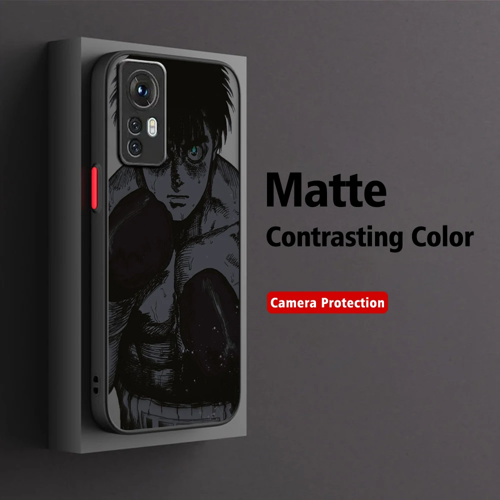 Anime Hajime no Ippo Phone Case For Samsung S24 S23 S22 S21 S20 S10 FE Note20 Note10 Plus Ultra Lite 5G Matte Transparent Cover