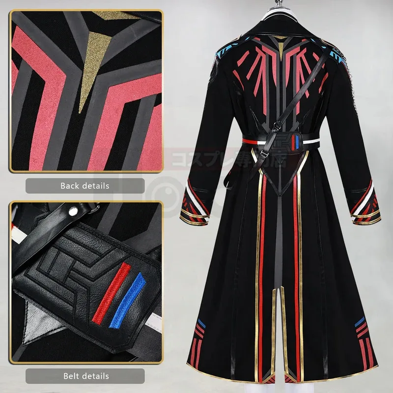 

Игра Love and Deepspace Caleb Косплей Костюм Униформа Пальто Рубашка Брюки Шляпа Cos Конвенция6;d'3,h'7.b;