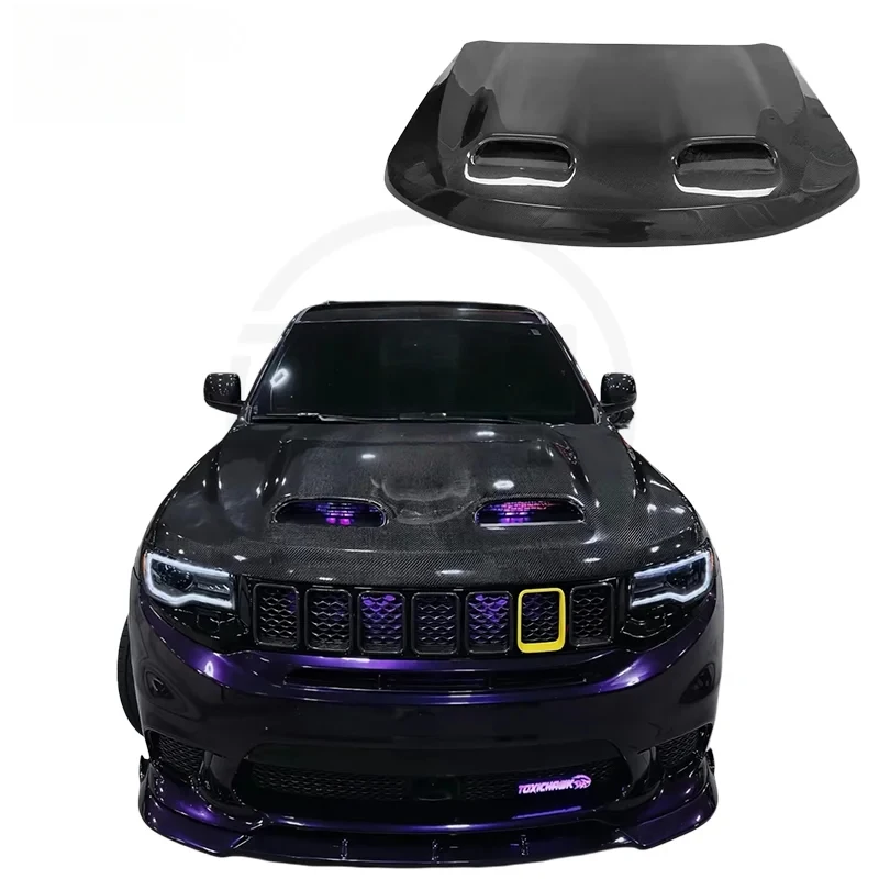Carbon Fiber Hood 2013-2023  Grand Cherokee Lightweight Peormance Hood Upgrade
