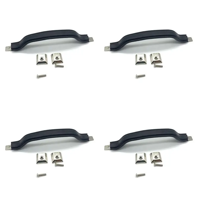 4X Car Inner Door Handle Pull Strap Trim For Jeep CJ5 CJ7 CJ8 For Wrangler YJ 55009801K Interior Accessories