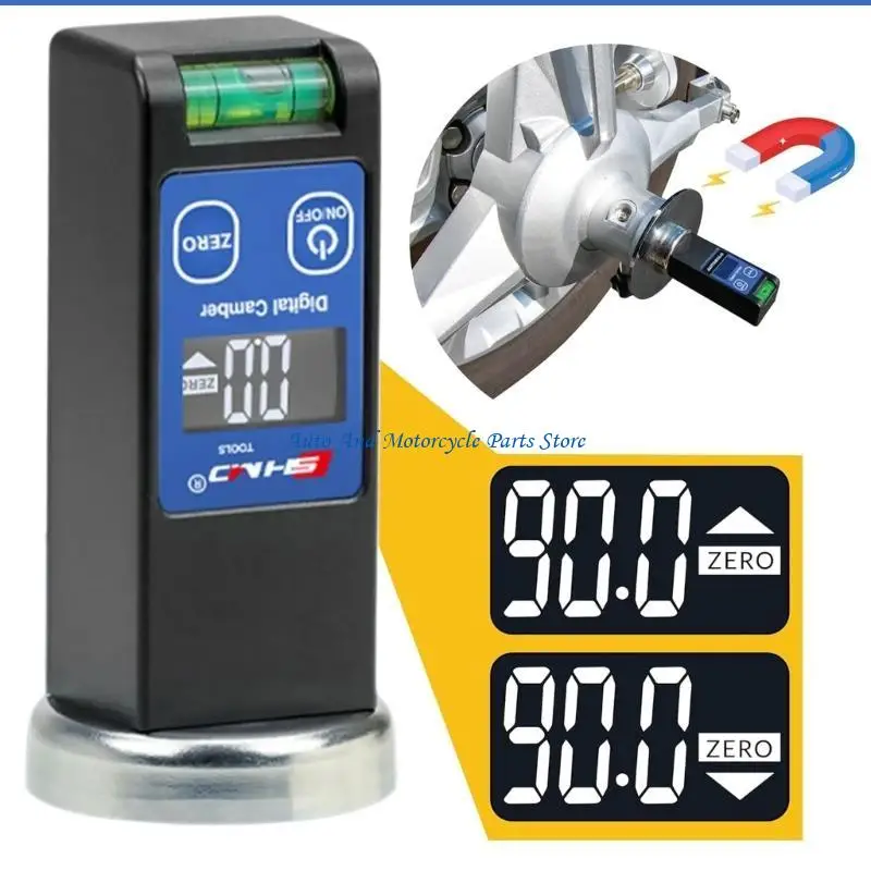 

P9FD Wheel Alignment Tool with Bubble Digital Cambers Alignment Tool for Car Truck